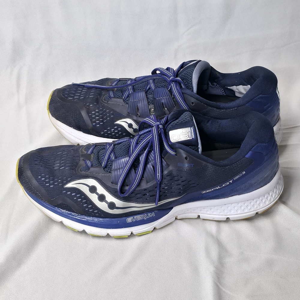 Saucony Zealot ISO 3 Everun Women's Blue Running Shoes Size 11